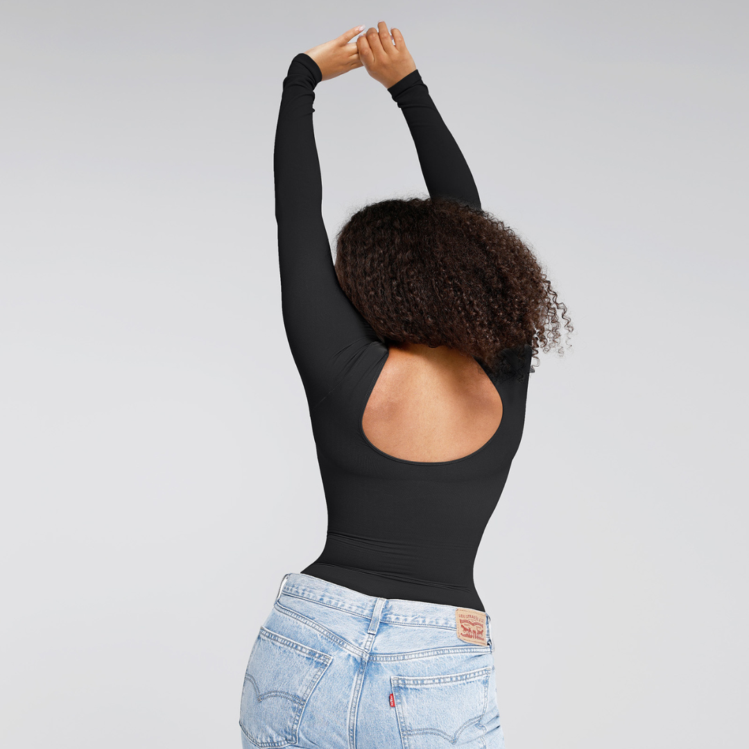 SecondSkin Sculpting  Longsleeve Bodysuit mit Slip/Brust Support