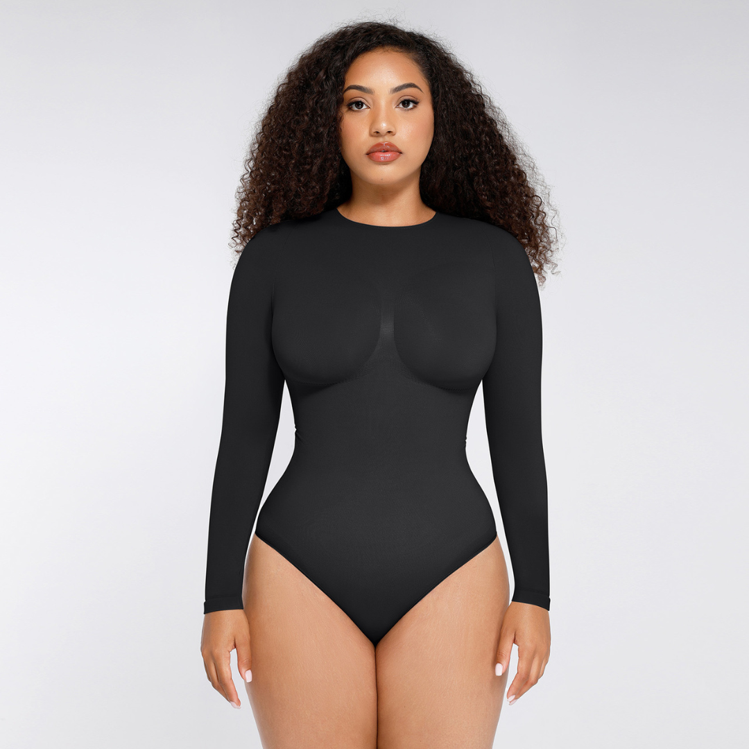 SecondSkin Sculpting  Longsleeve Bodysuit mit Slip/Brust Support