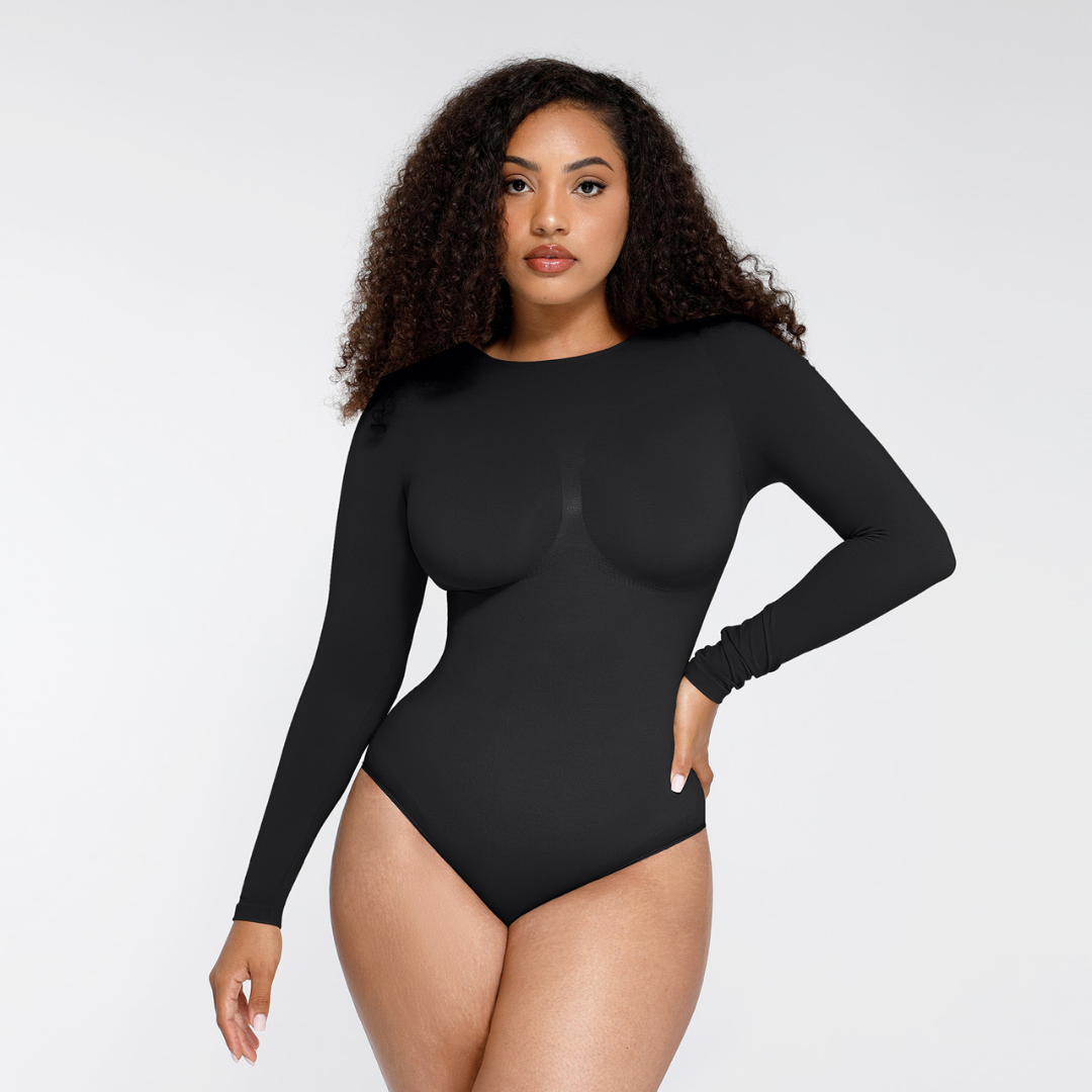SecondSkin Sculpting  Longsleeve Bodysuit mit Slip/Brust Support