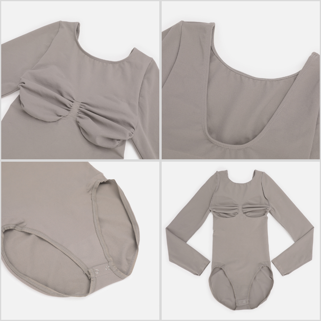 SecondSkin Sculpting  Longsleeve Bodysuit mit Slip/Brust Support