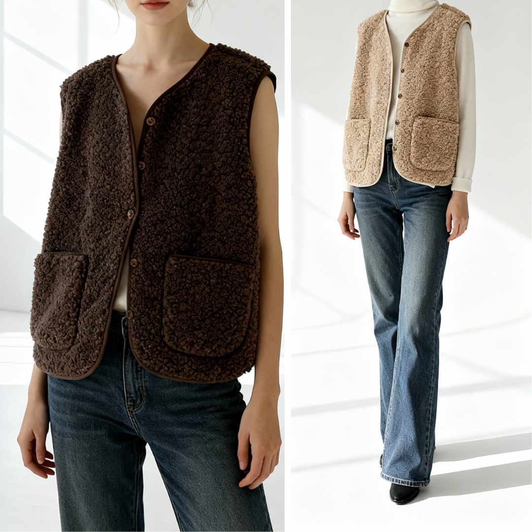Sherpa Fleece Vest