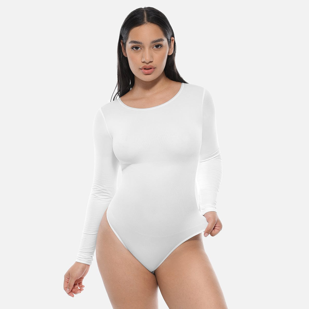 SecondSkin Sculpting Longsleeve Bodysuit Slim Corset