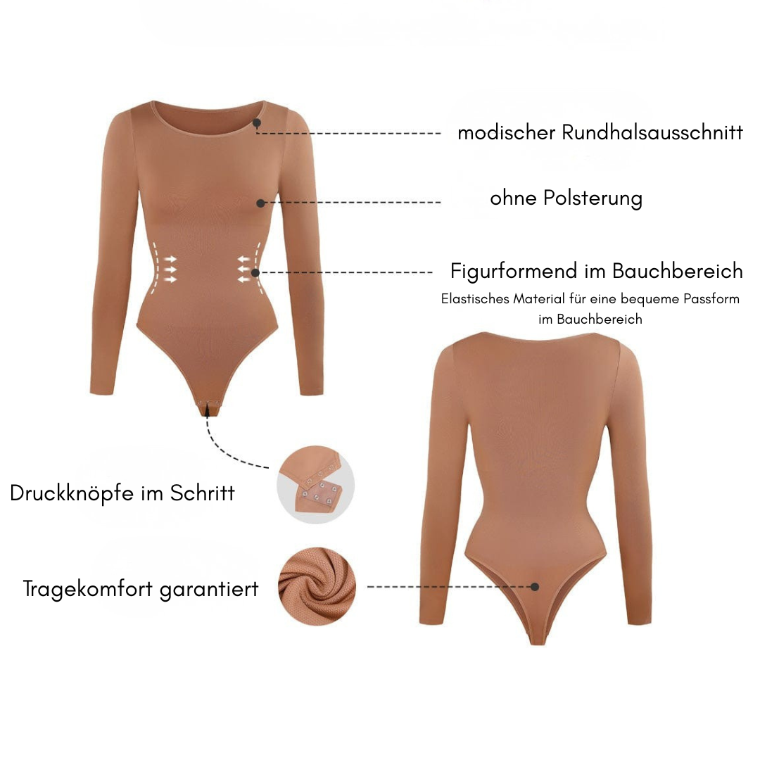 SecondSkin Sculpting  Longsleeve Bodysuit Slim Corset