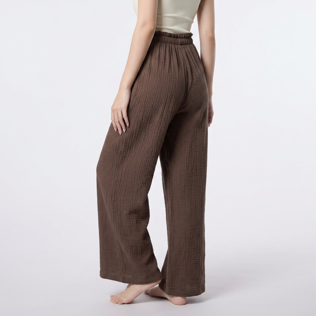 Musselin Double Waist Pants