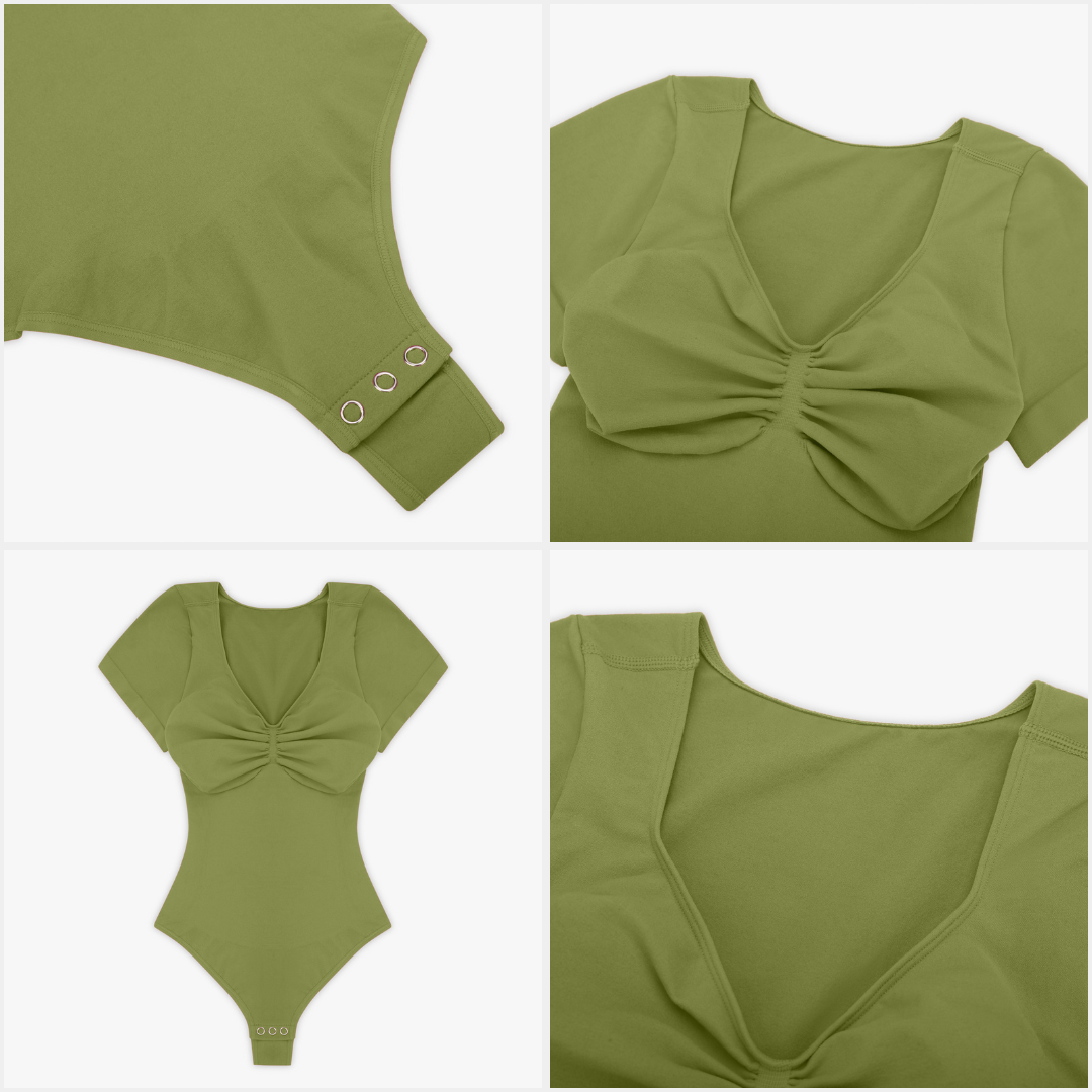 SecondSkin Sculpting T-shit Bodysuit mit String