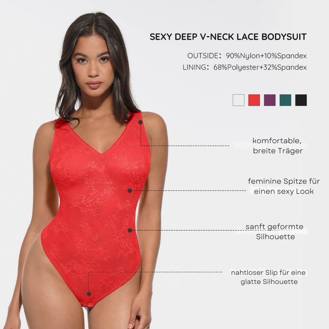 SecondSkin Lace Mesh Bodysuit