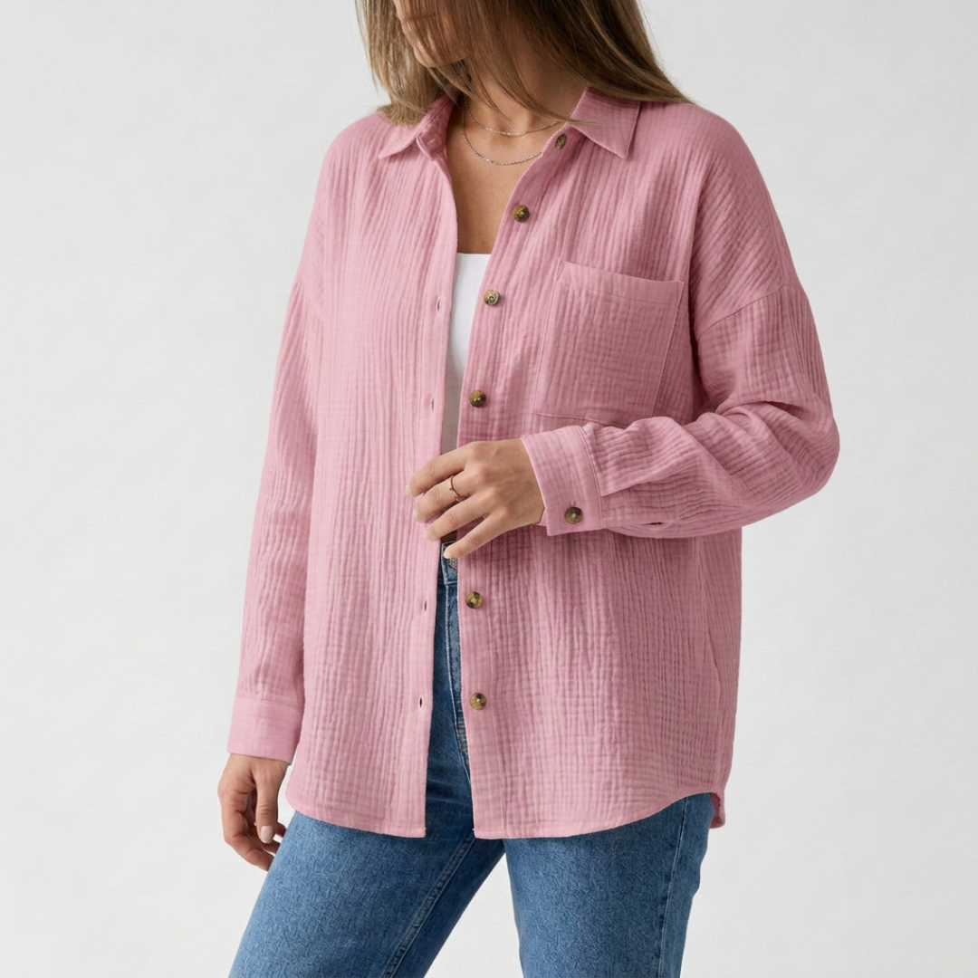 Musselin Soft Touch Bluse