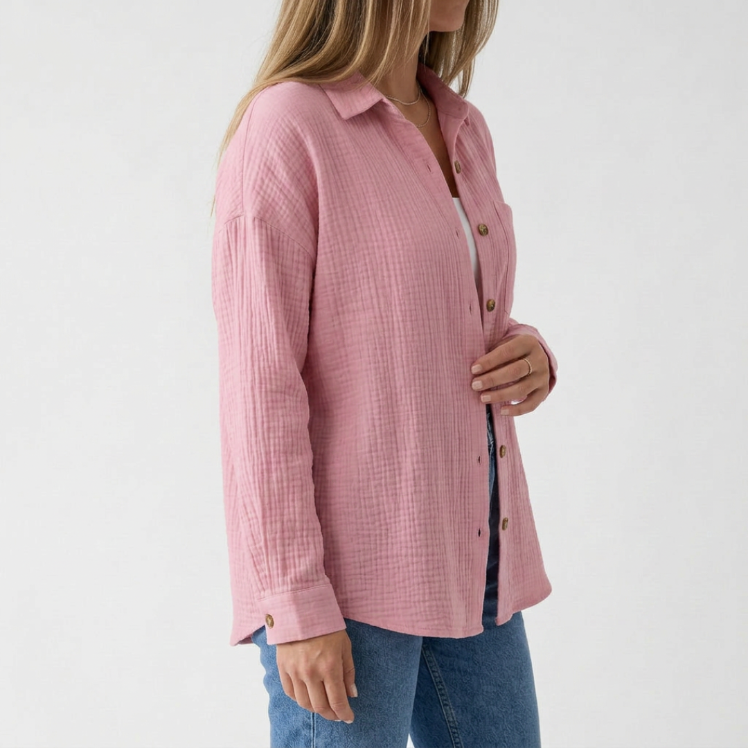 Musselin Soft Touch Bluse