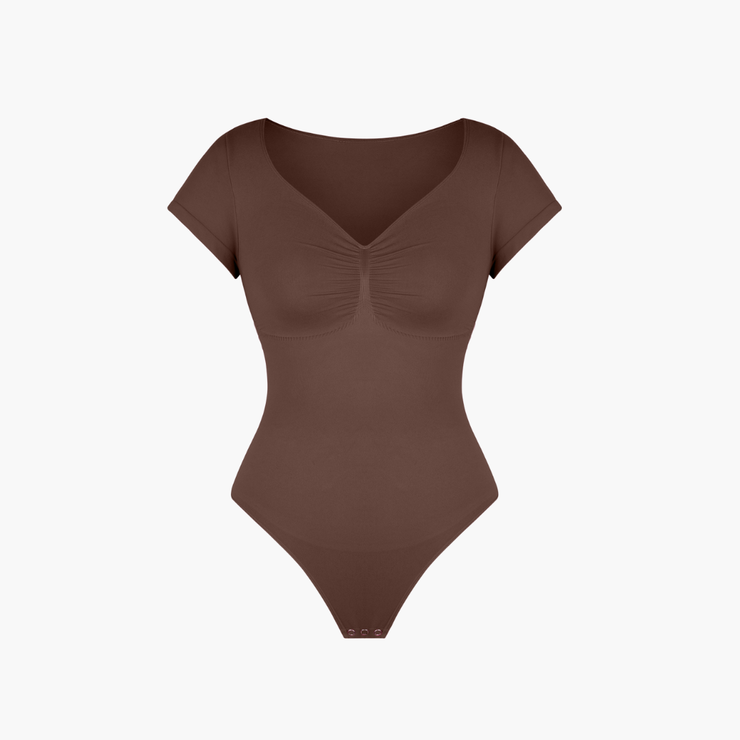 SecondSkin Sculpting T-shit Bodysuit mit String