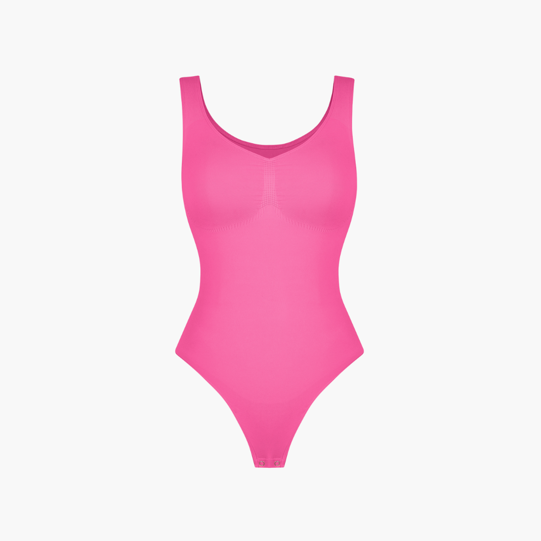 SecondSkin Sculpting Tank Bodysuit mit String
