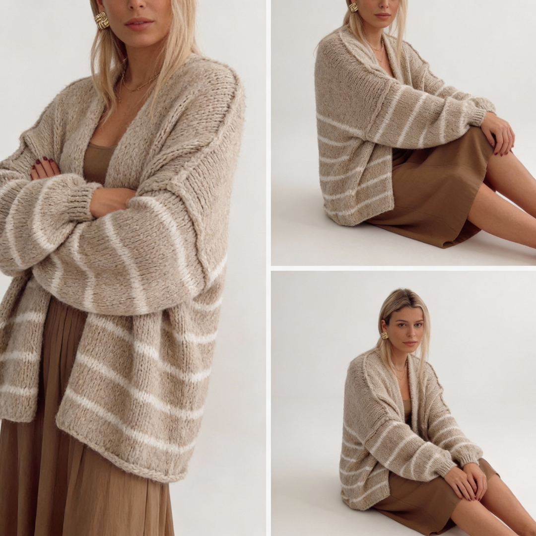 Mila Stripe Cardigan