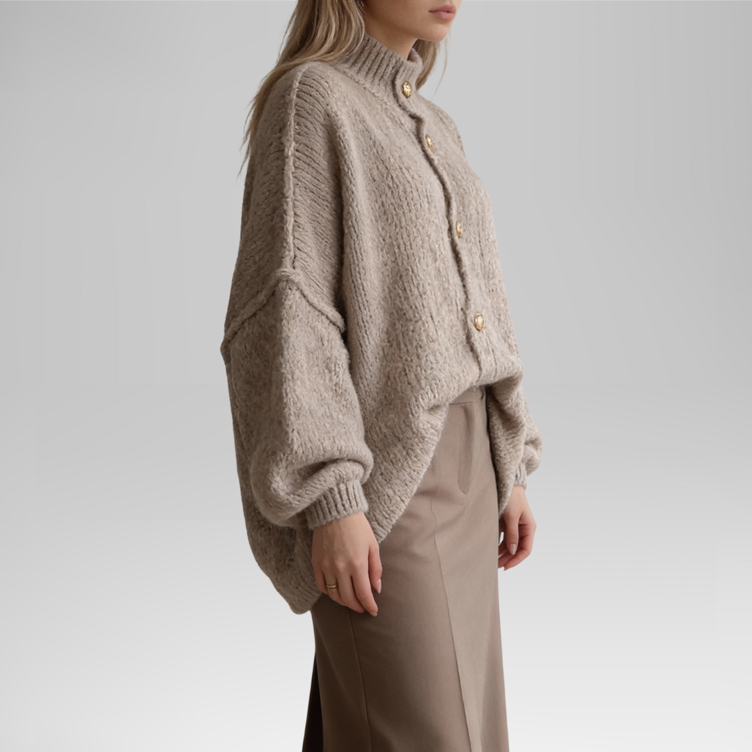 Chunky Button Cardigan