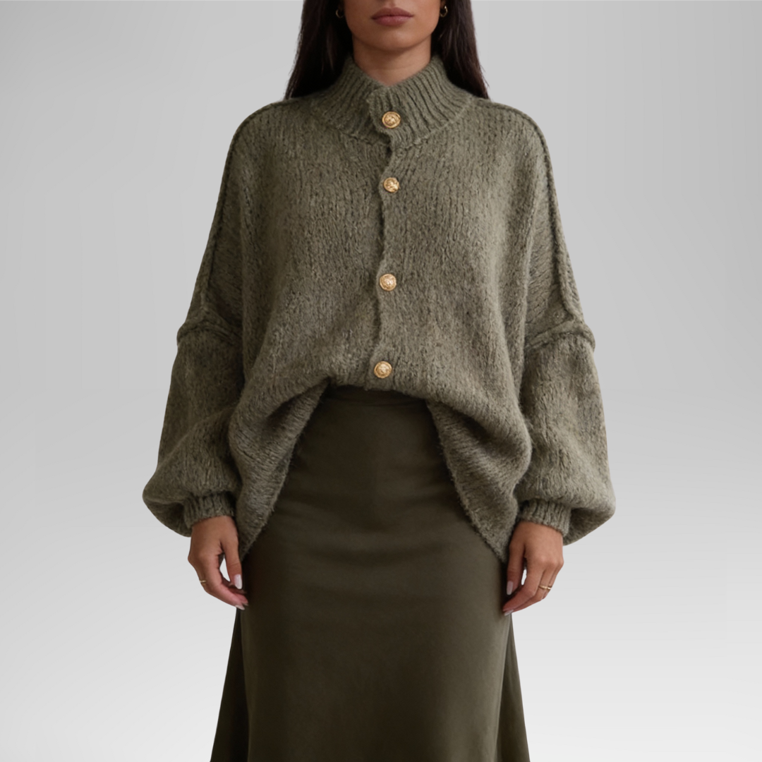 Chunky Button Cardigan