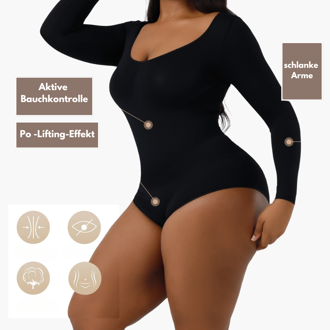 Body met lange mouwen Vormgevend shapewear