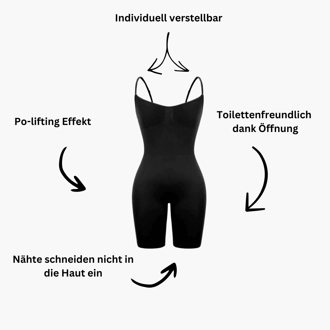 Bodysuit Şort Şekillendirici Shapewear