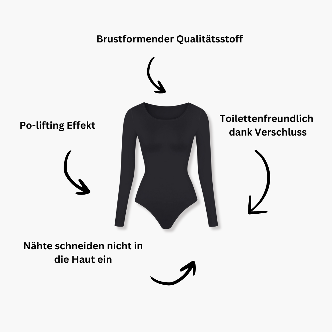 Body met lange mouwen Vormgevend shapewear