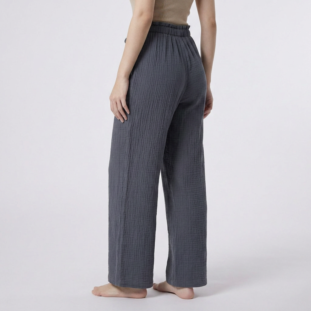 Musselin Double Waist Pants
