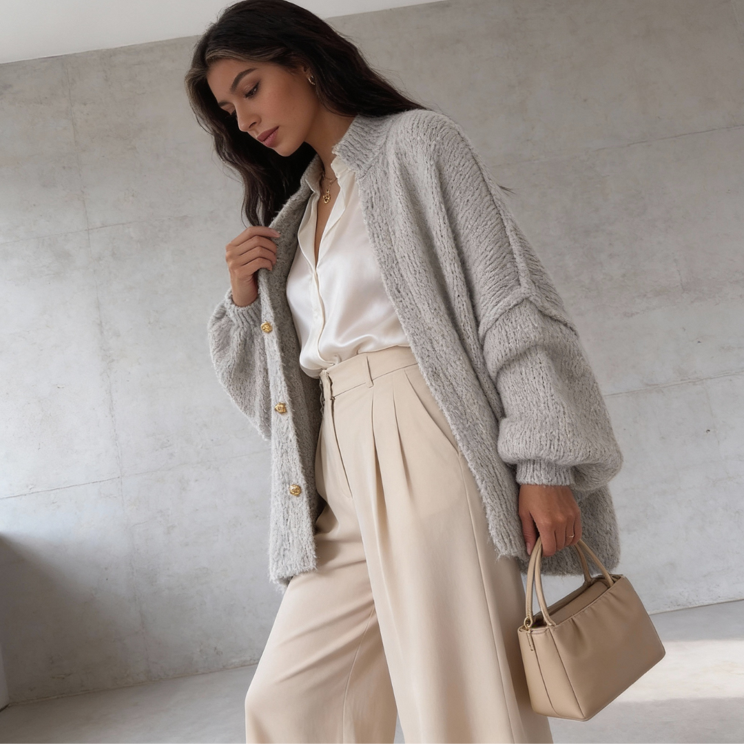 Chunky Button Cardigan