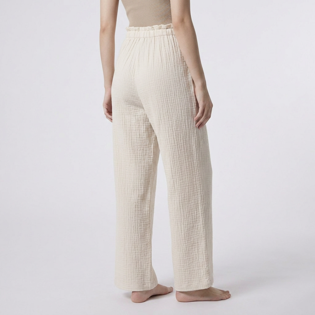 Musselin Double Waist Pants