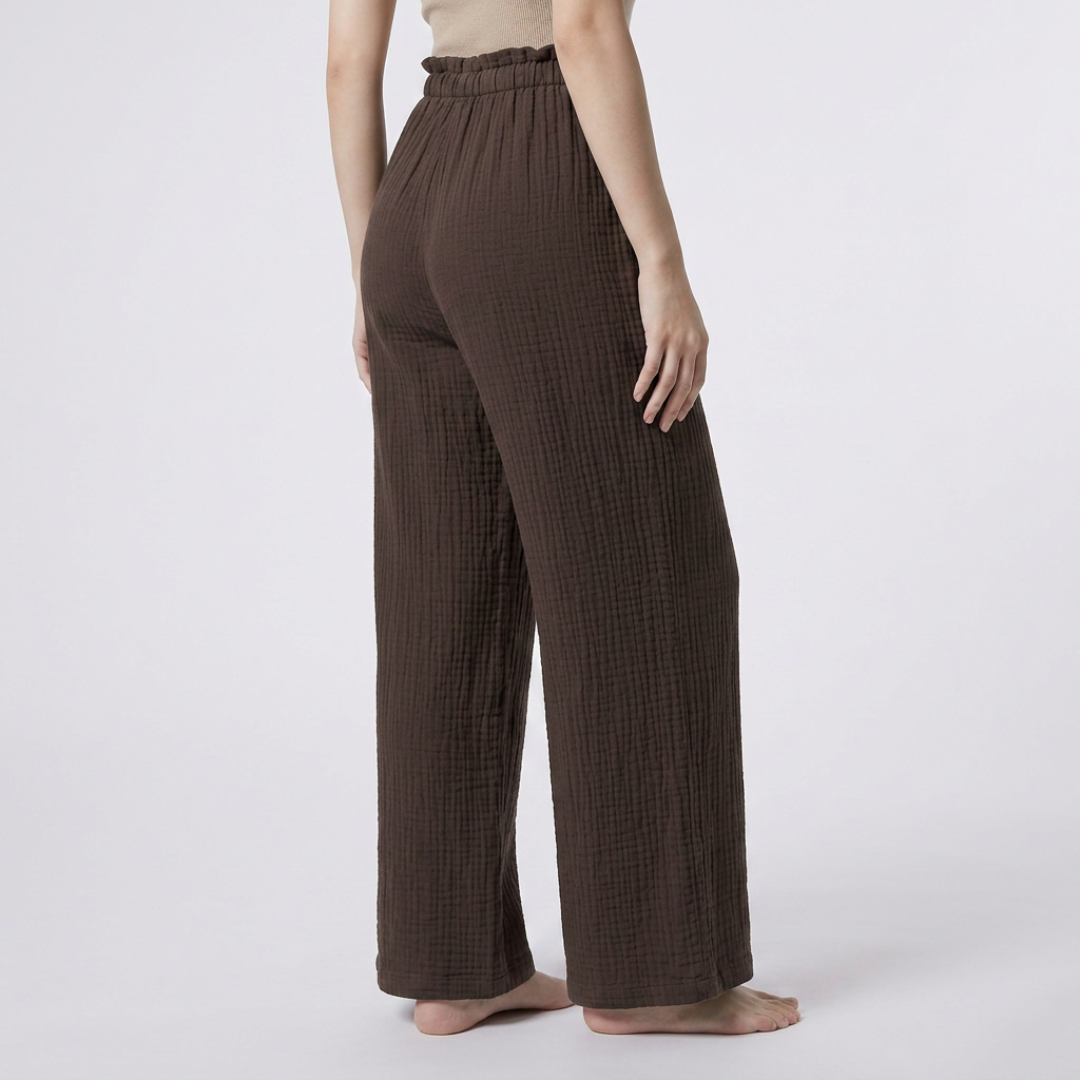 Musselin Double Waist Pants