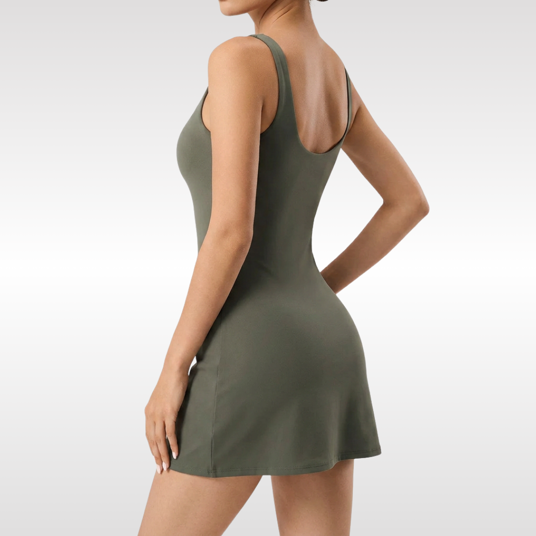 Tennis Active Dress mit integrierter Shorts