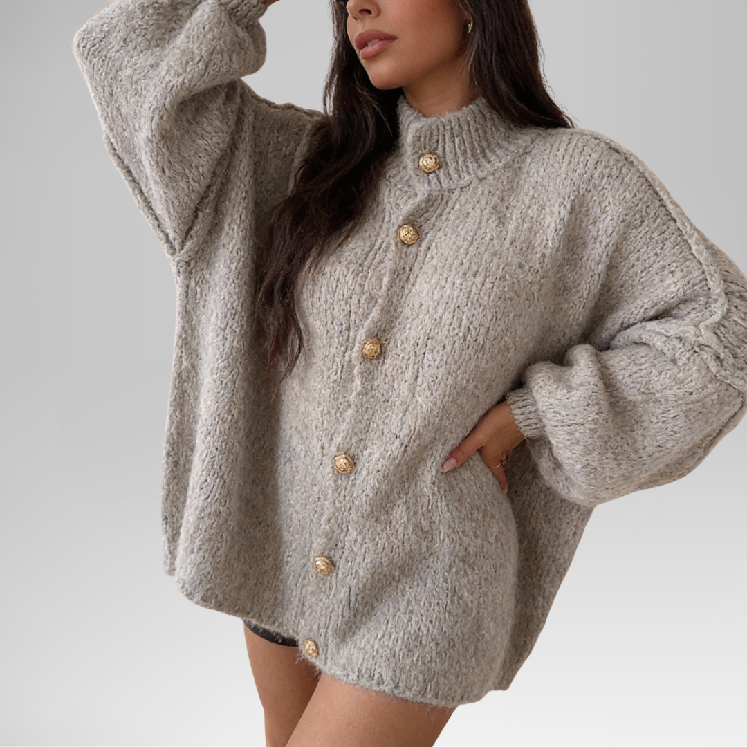 Chunky Button Cardigan