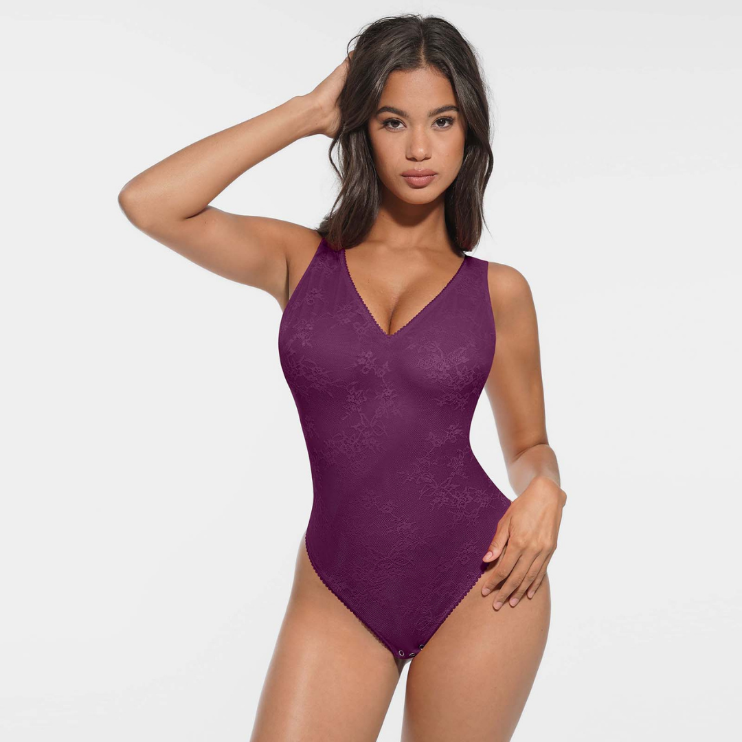 SecondSkin Lace Mesh Bodysuit