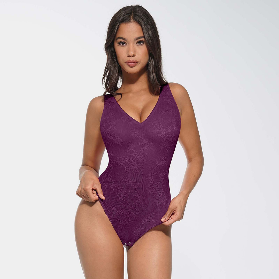 SecondSkin Lace Mesh Bodysuit