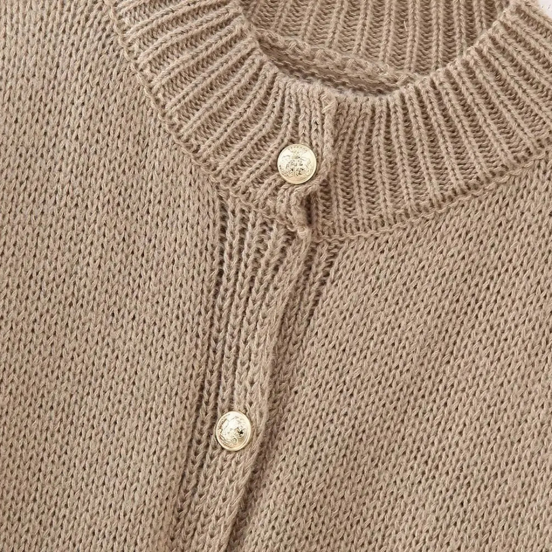 Chunky Button Cardigan