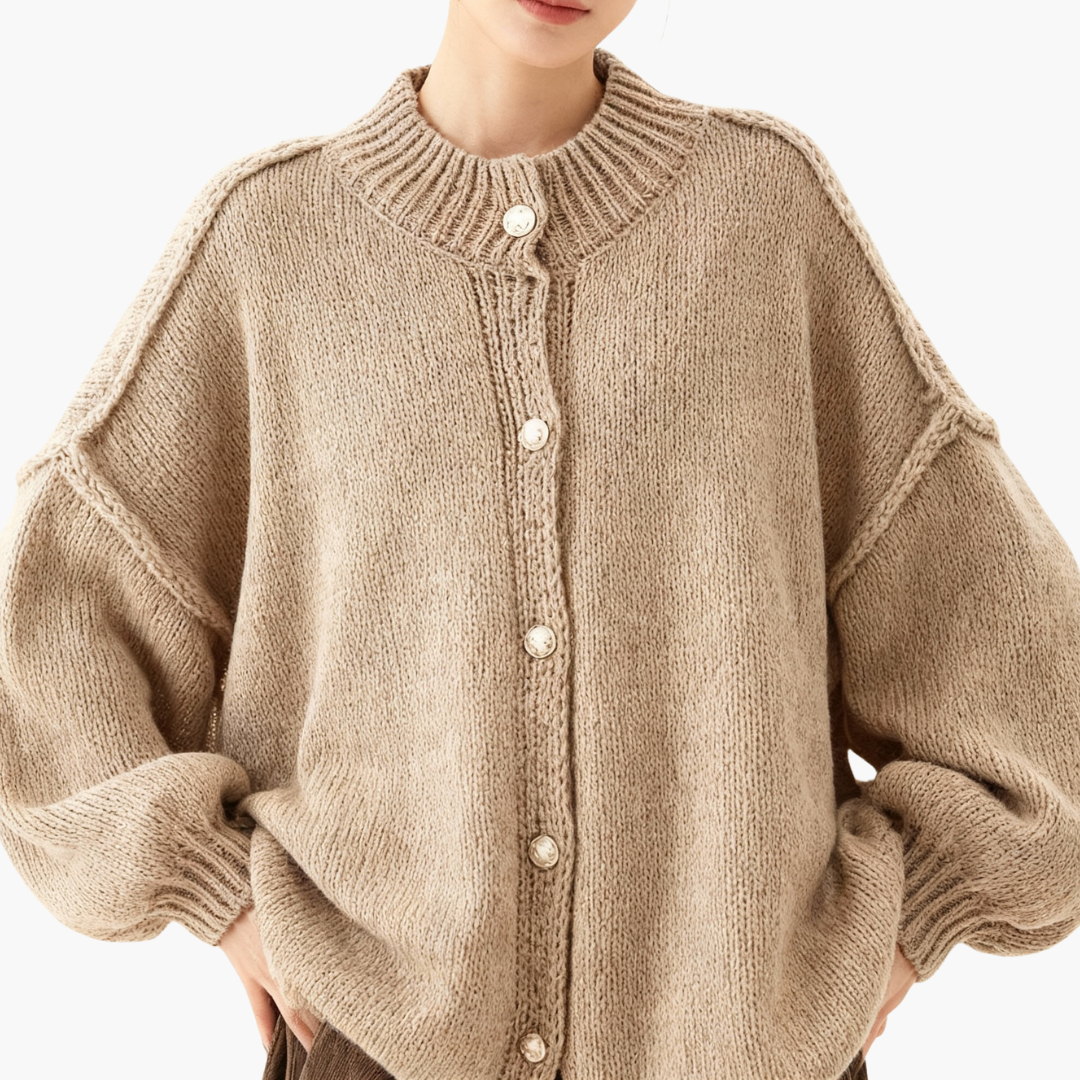 Chunky Button Cardigan