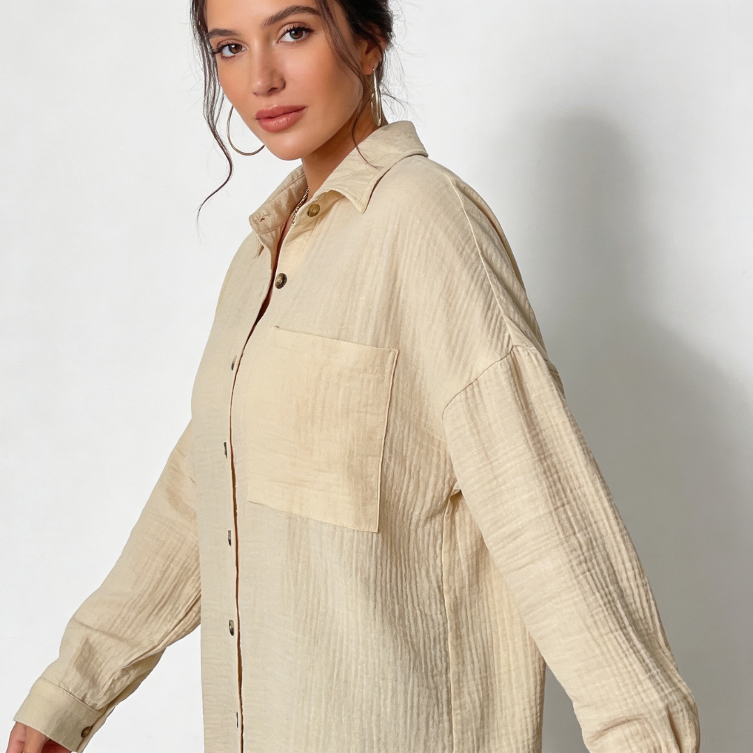Musselin Soft Touch Bluse