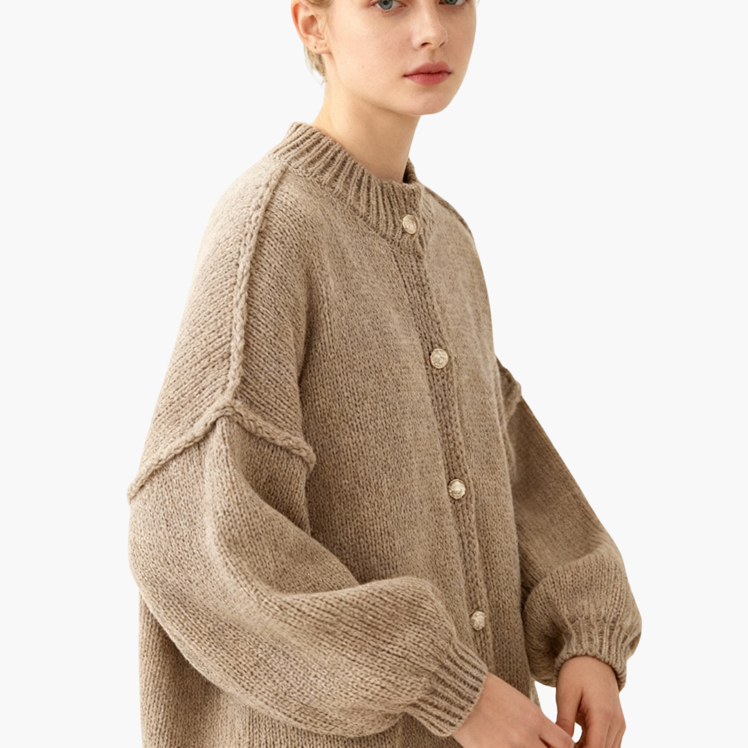 Chunky Button Cardigan