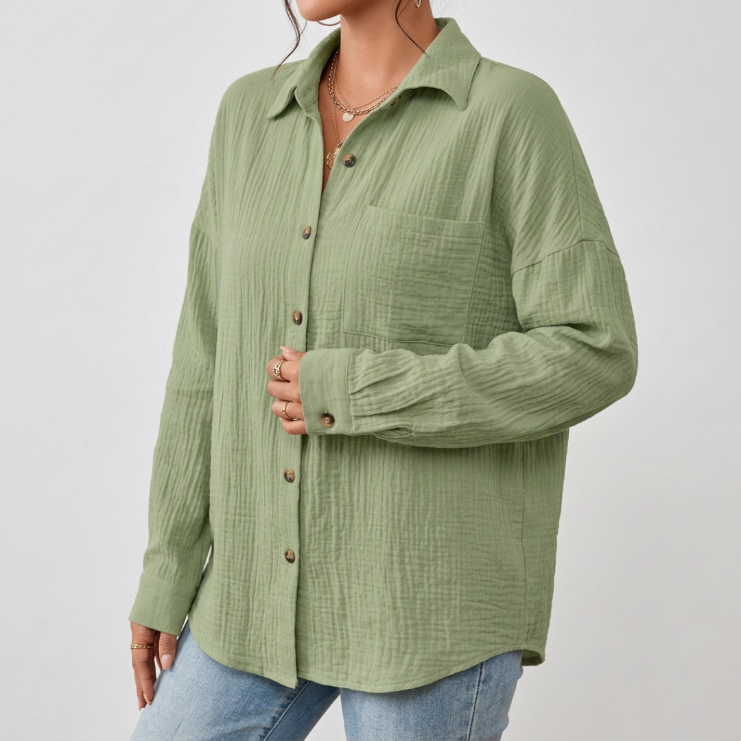 Musselin Soft Touch Bluse