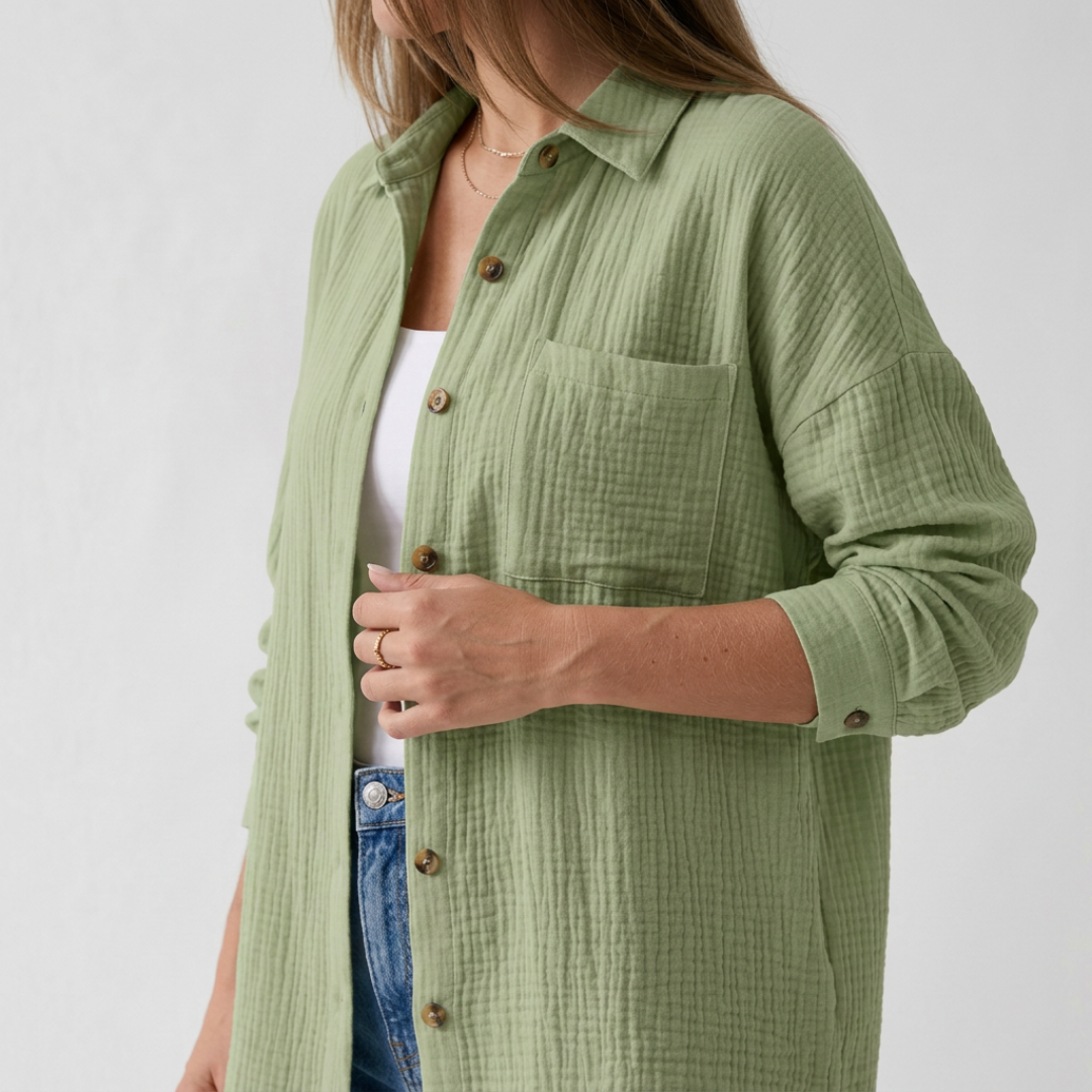Musselin Soft Touch Bluse