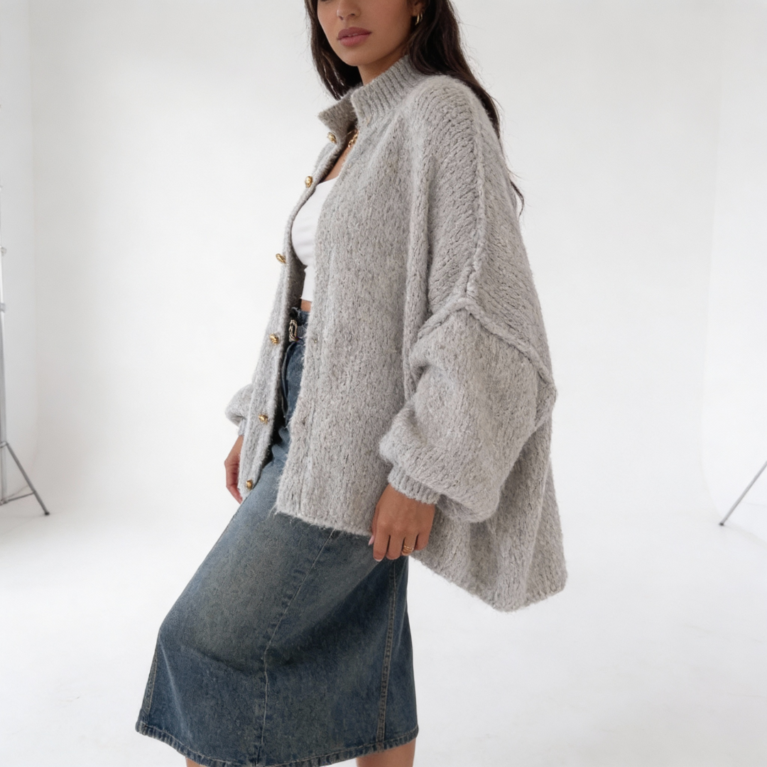 Chunky Button Cardigan