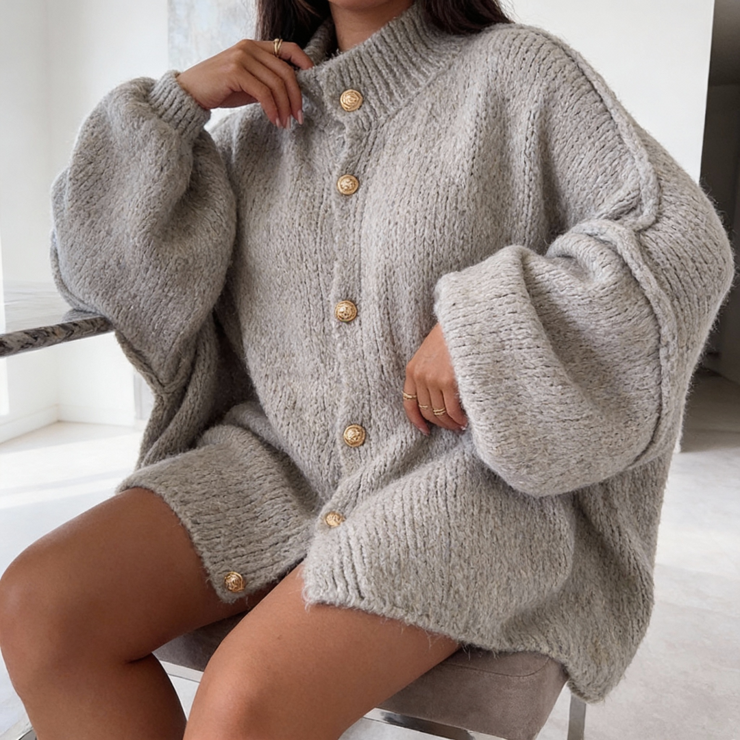 Chunky Button Cardigan
