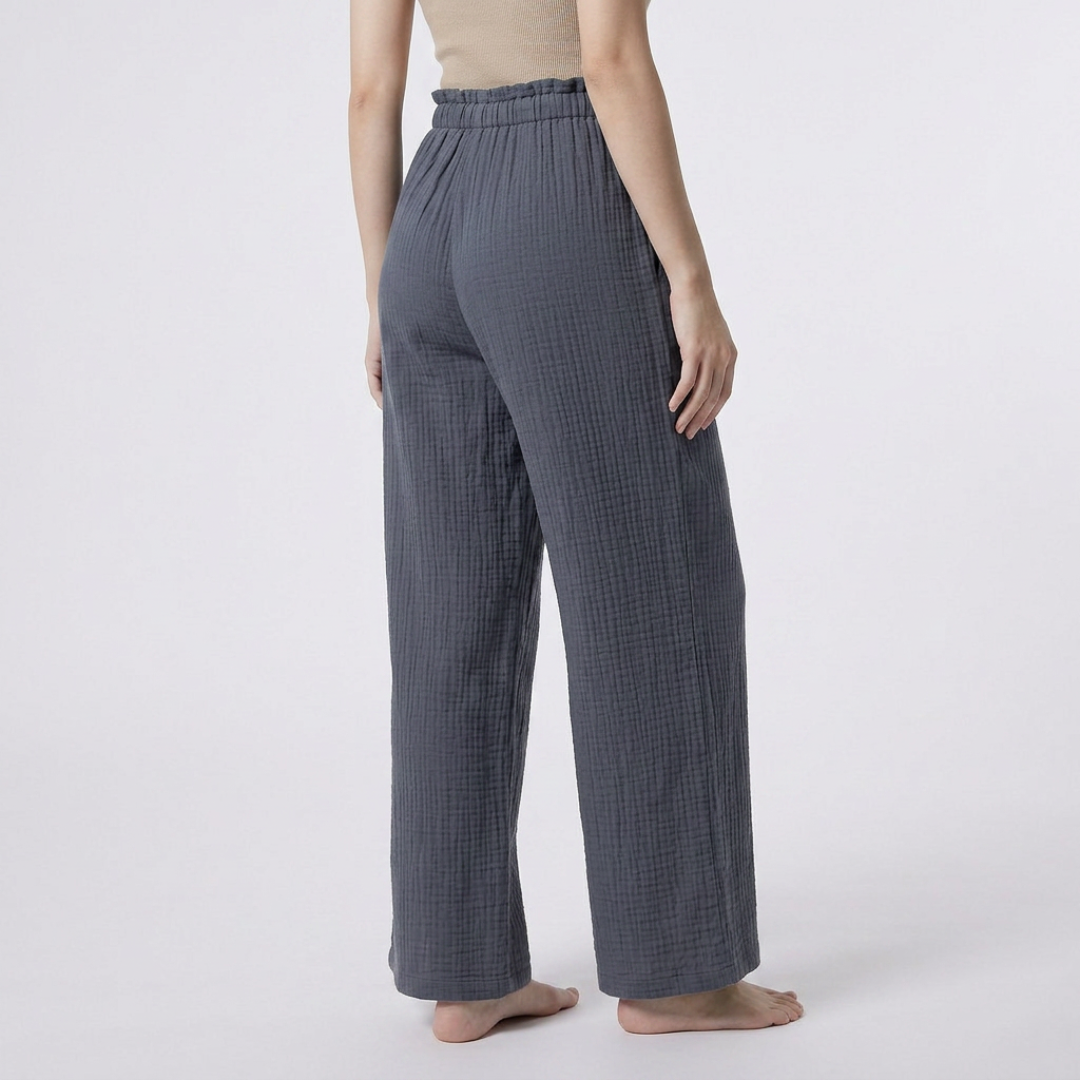 Musselin Double Waist Pants